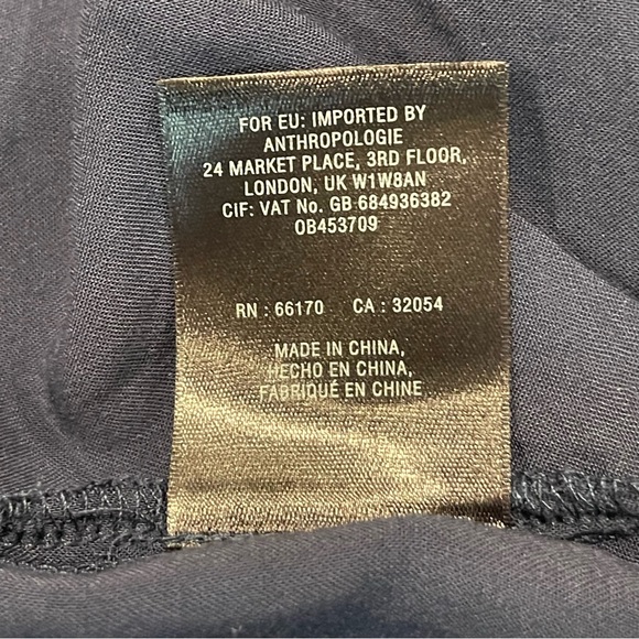 Anthropologie Holding Horses Navy Augusta Size Small - Picture 9 of 9